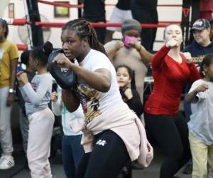 Claressa Shields gives back to her local community with free boxing classes for children