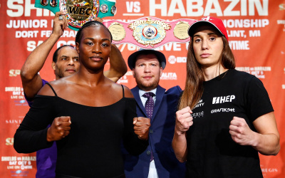Claressa Shields vs Ivana Habazin cancellation trainer