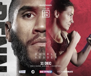 Rising Welterweight star Conor Benn clashes with former World Champion Chris Algieri on December 11 boxrec fight time date tv channel undercard katie taylor who is the main event live on DAZN