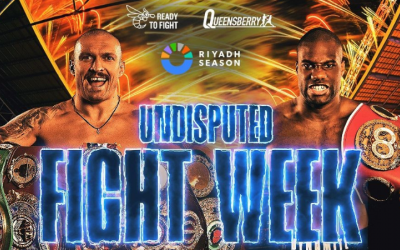 Oleksandr Usyk vs Daniel Dubois 2 fight week events open to the public boxrec time date tv channel boxpark wembley post code train tube nearest station address