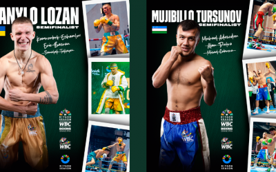 Who are the WBC Boxing Grand Prix last four super-lightweights left in the tournament