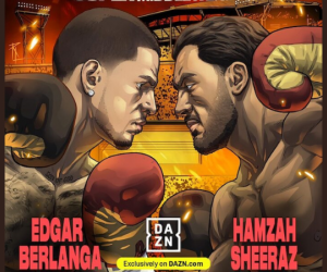 Hamzah Sheeraz vs Edgar Berlanga fight preview, odds, tale of the tape, prediction boxrec wiki who wins and how why expert picks results fight reports bets