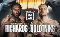 Craig Richards vs Ricards Bolotniks lands on AJ April 1st show undercard Anthony Joshua vs Jermaine Franklin undercard ringwalks tickets watch fight