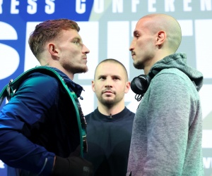 Dalton Smith vs Walid Ouizza final press conference quotes mea motu ellie scotney how to watch on dazn start time boxrec