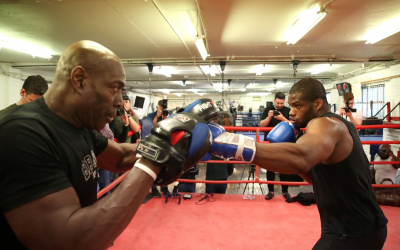Frank Bruno and Daniel Dubois