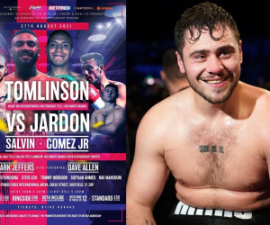David Allen stops Andrea Pesce in as British heavyweight makes winning return from retirement fightzone boxrec watch highlights ko knockout fabio wardley alen babic