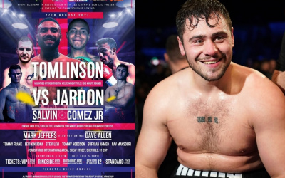 Dave Allen turned down six figure fight on DAZN for Fightzone TV andrea pesce boxrec alen babic what time start channel live stream links info ringwalks how to watch