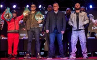 Derrick James, Bob Santos, SugarHill Steward and Buddy McGirt break down the David Benavidez vs Caleb Plant fight expert analysis who wins why how preview predictions game plan watch highlights full results night boxrec