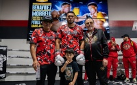 David Benavidez workout quotes david morrell jr. what has been said quotes watch press conference training trainer dad sr jose boxrec wiki