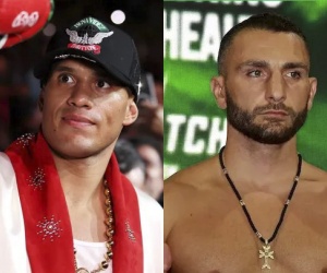David Benavidez and Noel Mikaelian finalising cruiserweight unification bout boxrec wiki wbc who wins predictions fight highlights 