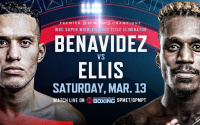 David Benavídez faces Ronald Ellis in WBC super-middleweight title eliminator on March 13 boxrec predictions preview who wins why venue live stream links details where to watch channel