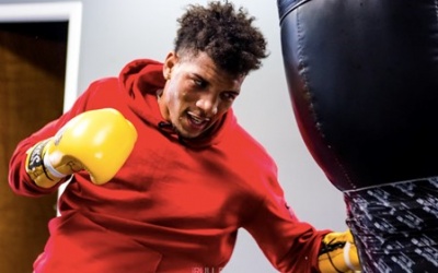 Super middleweight sensation David Morrell Jr. training camp interview ahead of Yamaguchi Falcao WBA World title defence davis-garcia co main event chief support fight predictions preview boxrec oddschecker