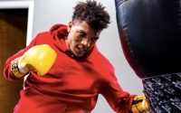 Super middleweight sensation David Morrell Jr. training camp interview ahead of Yamaguchi Falcao WBA World title defence davis-garcia co main event chief support fight predictions preview boxrec oddschecker