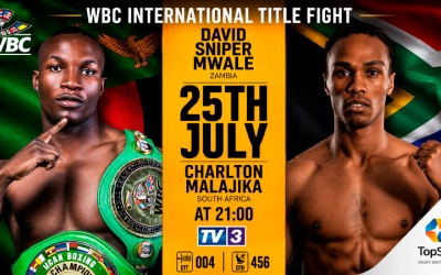 Fired up David Sniper Mwale aims to defend WBC International bantamweight title boxrec wiki how to watch South Africa