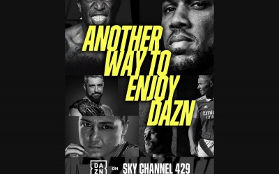 DAZN launch brand-new Sky Channel that will show non-stop multi-sport content Joshua vs Jermaine Franklin price cost subscriber monthly one off yearly subscription how to watch 429 uk and ireland
