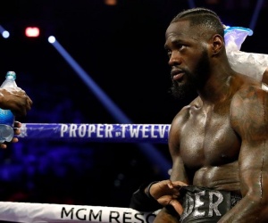 Deontay Wilder wins comeback fight with KO knockout watch full fight highights seventh round knockdown Tyrrell Anthony Herndon