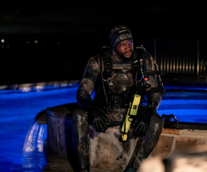 Deontay Wilder scuber diver