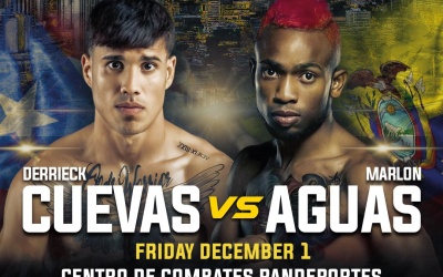 Derrieck Cuevas vs Marlon Aguas welterweight ESPN+ boxrec fight time date tv channel undercard how to watch live stream predictions betting odds oddschecker