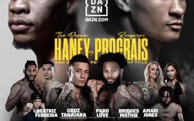 Liam Paro and Montana Love clash for WBO Global super-lightweight title on Devin Haney and Regis Prograis December 9 card ebanie bridges boxrec Andy Cruz avril mathie Hector Tanajara dazn 