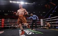 saul alvarez Canelo decisions Edga Berlanga knockdown fight highlights watch scores judges wiki boxrec