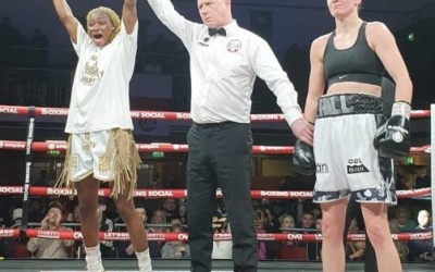 Elizabeth Oshoba and Oluwatosin Kejawa march on unbeaten boxrec fight time wiki commonwealth games silver medal boxing amateur record professional fights highlights youtube