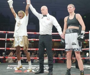 Elizabeth Oshoba and Oluwatosin Kejawa march on unbeaten boxrec fight time wiki commonwealth games silver medal boxing amateur record professional fights highlights youtube