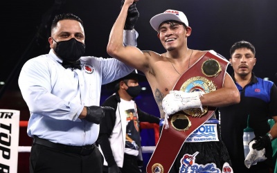 Three-weight world champ Emanuel “El Vaquero” Navarrete vacates WBO featherweight belt to stay at 130 pounds boxrec Robeisy Ramirez vs Isaac Dogboe interim april 1 how to watch liam wilson highlights rematch
