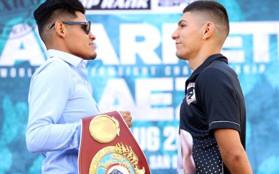Emanuel "Vaquero” Navarrete all set for WBO featherweight world title defence to Eduardo Baez weight oddschecker predictions how to watch fight time date tv channel