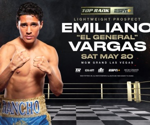 Undefeated lightweight prodigy Emiliano Fernando Vargas added to Devin Haney vs Vasiliy Lomachenko card el general boxrec fight date tv channel amateur record champion professional career who is he watch