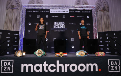 Cecilia Brækhus ready for "hell of a fight" and believes she has superior skillset ahead of McCaskill clash