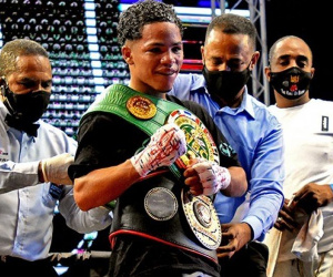 Dominican Republic phenomenon Erick “Mini Pacman” Rosa wins two titles in pro debut wbc latino wba fedelatin straweight minimumweight full fight report results highlights