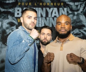 Erik Bazinyan vs Shakeel Phinn final press conference quotes boxrec who wins predictions how to watch results live reports fight
