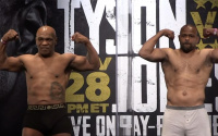 Mike Tyson vs Roy Jones Jr- official weights, running order, undercard