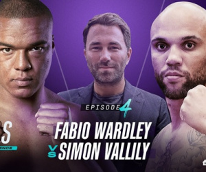 English Heavyweight Title rivals Fabio Wardley and Simon Vallily clashed in special ePress conference