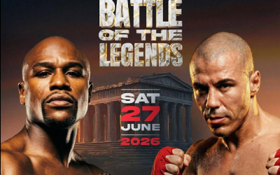 Floyd Mayweather Jr. to fight an 18-time world champion in Athens greece "Iron" Mike Zambidis wiki boxrec exhibition bout fight kickboxing fighter june how to watch tv channel