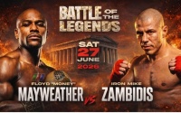 Floyd “Money” Mayweather ready to take on kickboxing legend in next fight vs "Iron" Mike Zambidis greece athens how to watch boxrec wiki