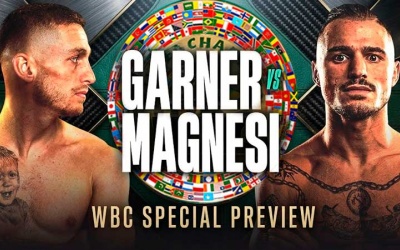 Michael Magnesi vs Ryan Garner wbc interim world rankings st marys stadium how to watch fight preview who wins predictions dazn start time main event ringwalks