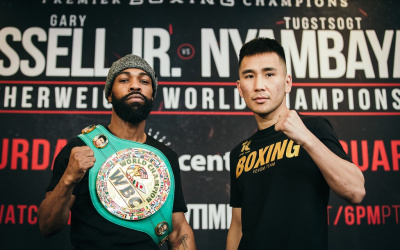 Gary Russell Jr brothers Nyambayar