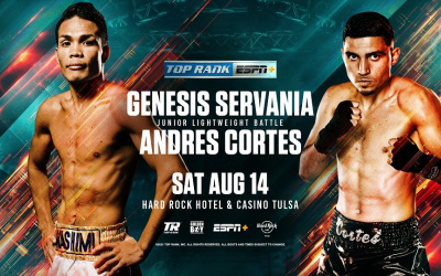 Genesis Servania vs Andres Cortes added to Moloney-Franco 3