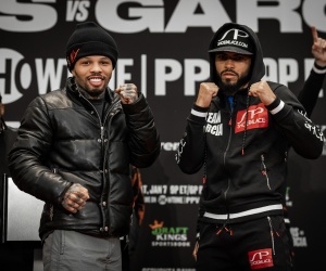 Gervonta Davis vs Héctor Luis García press conference quotes demetrius andrade ringwalks times 