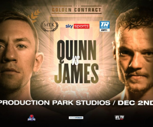 Fearghus Quinn takes on Scott James in December Golden Contract card