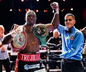 WBO #14 heavyweight Gustavo "The Cuban Assassin" Trujillo gets job done in one boxrec wike abe swidan watch full fight highlights youtube