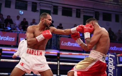 Harlem Eubank dropped and decisioned tough opponent Miguel Antin at the York Hall watch full fight highlights british super lightweight title champion dalton smith lewis ritson kalle sauerland next boxrec world rankings