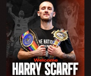 Harry Scarff vs Karen Chukhadzhian UK start time live stream TV channel ibf undercard for welterweight title eliminator how to watch live stream links oddschecker predictions fight