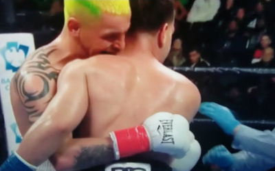 Danny García vs Ivan Redkach bites bit biting fine