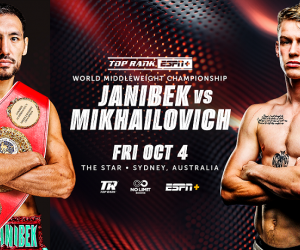 Janibek-Mikhailovich IBF Middleweight World Title Fight Set for October 4 in Sydney