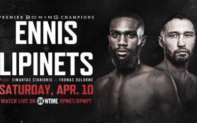 welterweight star Jaron “Boots” Ennis vs ex-world champ Sergey Lipinets preview predictions weights who wins what time start ringwalks oddschecker betting odds analysis tale of the tape fight highligts