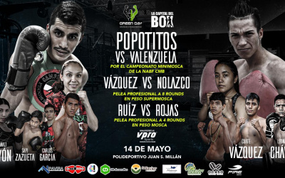 Javier “Popotitos” Torres faces Germán Valenzuela for the NABF light-flyweight title how to watch boxrec what time start oddschecker betting odds predictions results report highlights