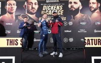 Jazza Dickens reveals difference between being champion and challenger ahead of Anthony Cacace title defence boxrec final press conference quotes ibo wba world super-featherweight dublin