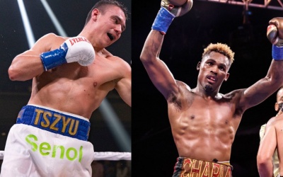 Undisputed Super Welterweight World Champion kostya son father dad Jermell Charlo will defend his four titles against unbeaten No. 1 contender and aggressive puncher Tim Tszyu boxrec predictions tv channel